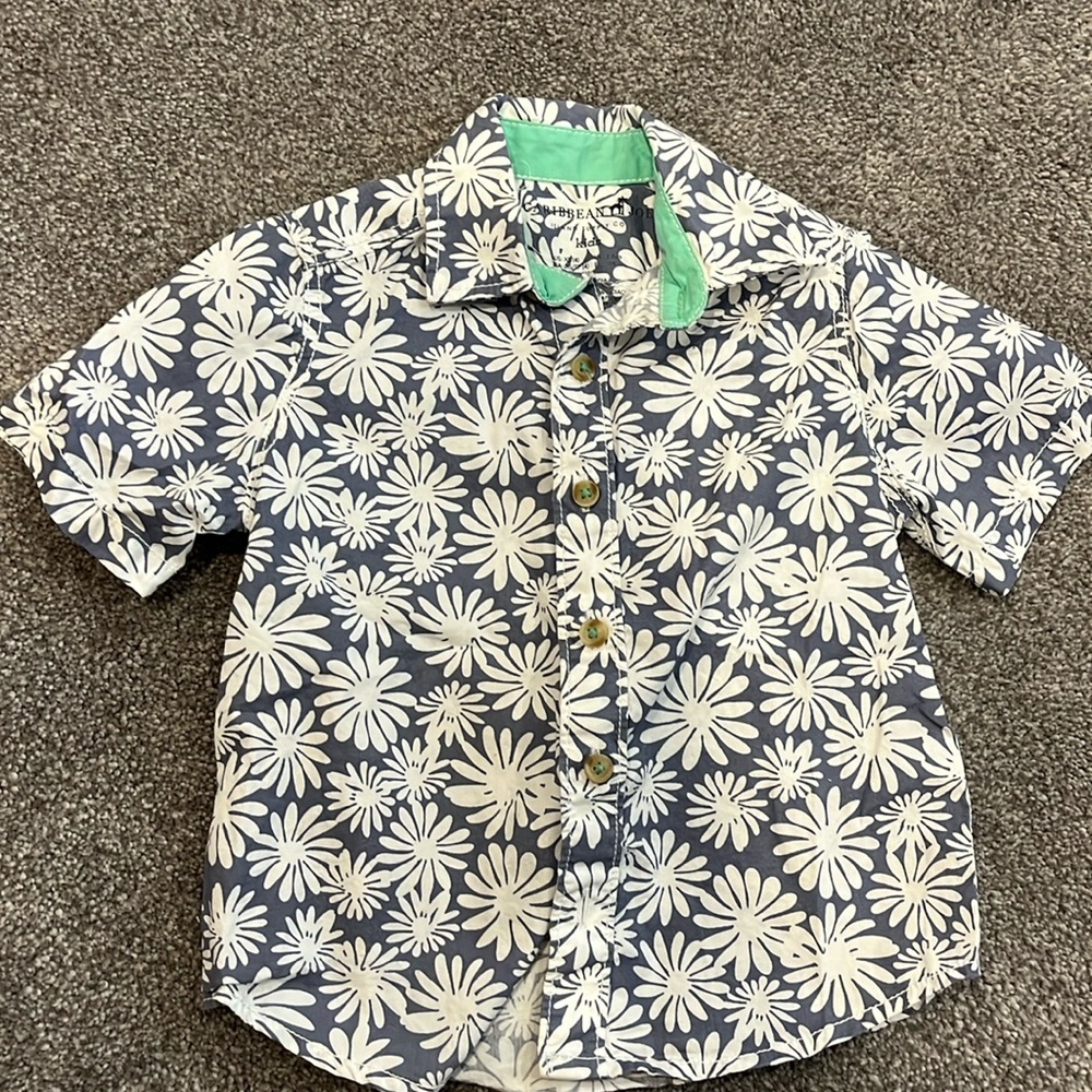 Toddler boy button up